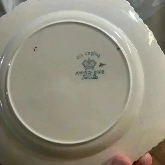 Vintage Square Johnson Brothers Floral Plate - Picture 3 of 7